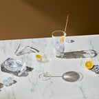 Hepburn Mixing Glass with Metal Stirrer.