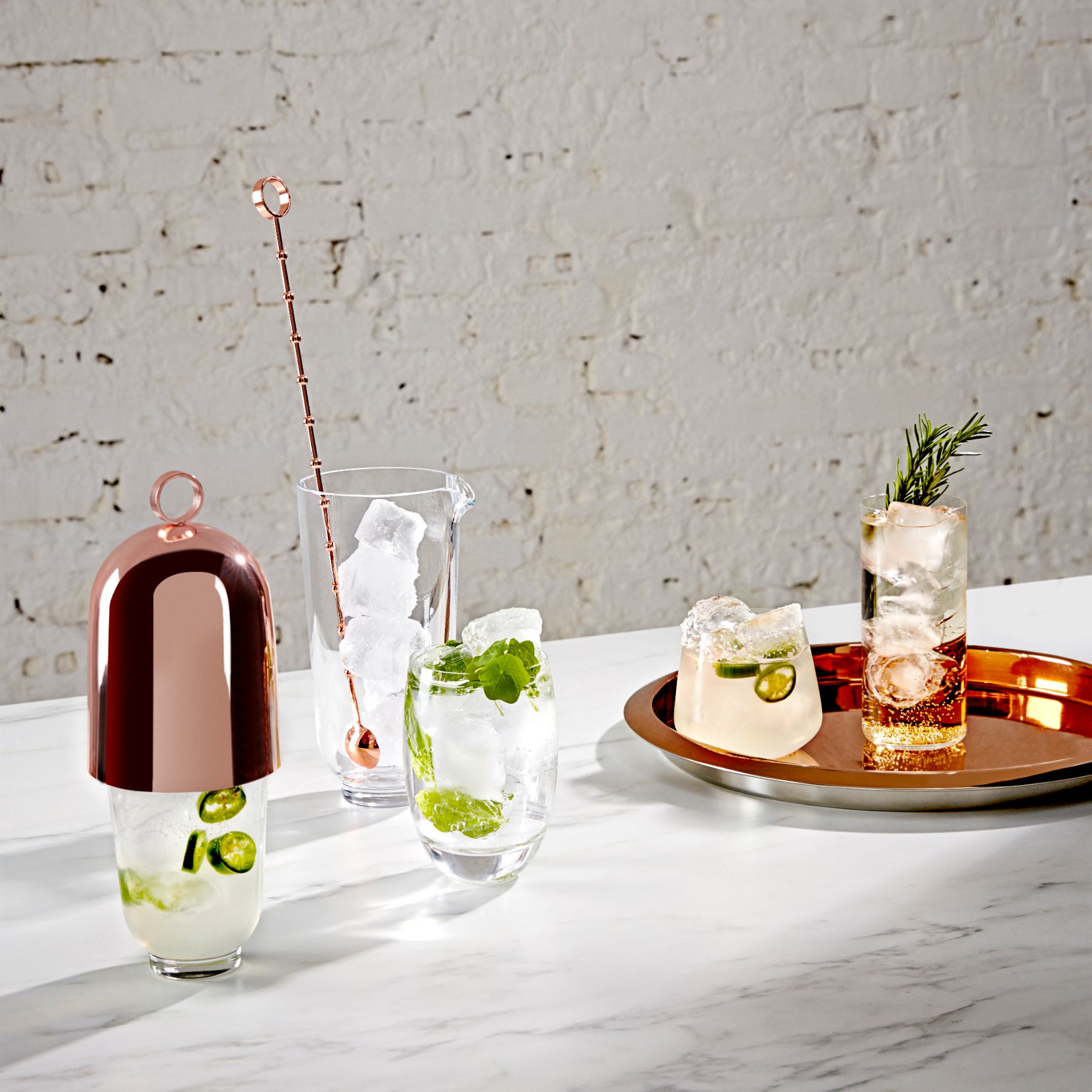 Hepburn Shaker with Metal Top.