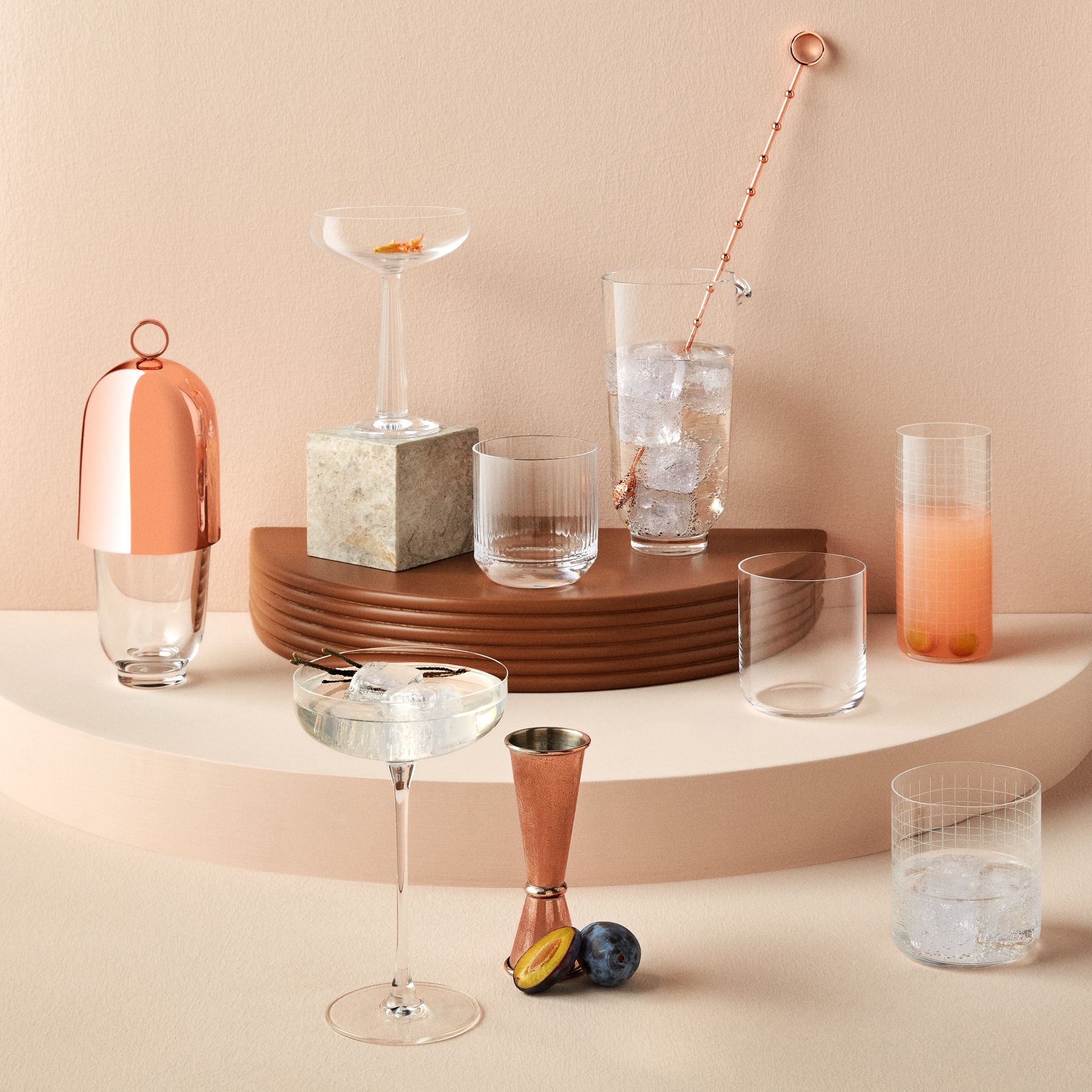 Hepburn Shaker with Metal Top.