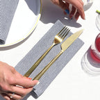 Hickory Stripe Napkins | Set of 4.