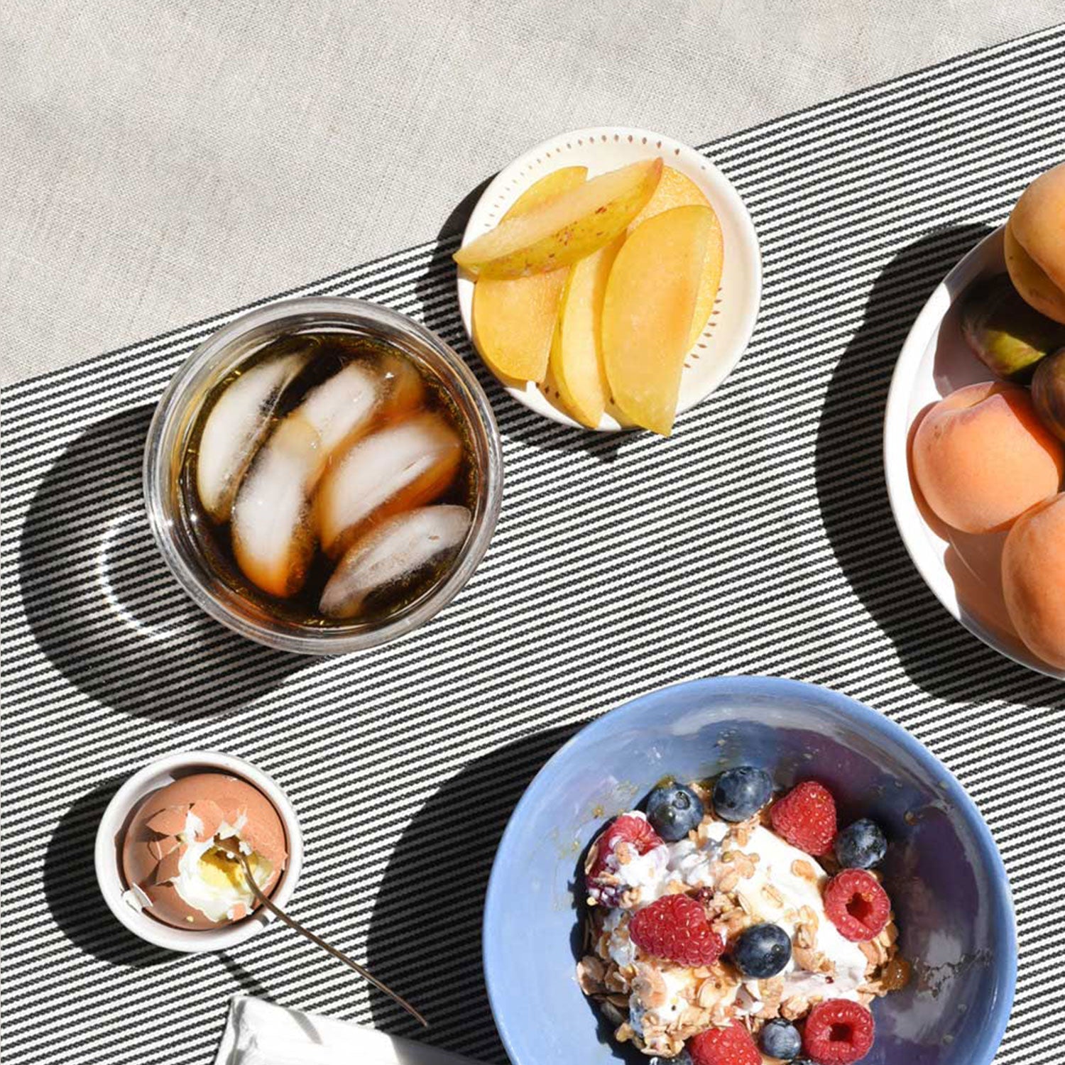 Hickory Stripe Table Runner.
