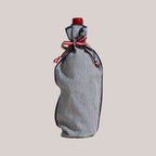 Indigo Stripe Bottle Bag - Shop_nameATELIER SAUCIER