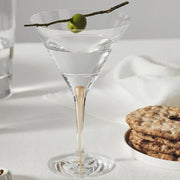 Intermezzo Gold Martini Glasses - Set of 2.