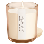 Lavender and Sage Soy Candle - Tinted Glass Jar - 12 oz - Shop_nameSweet Water Decor