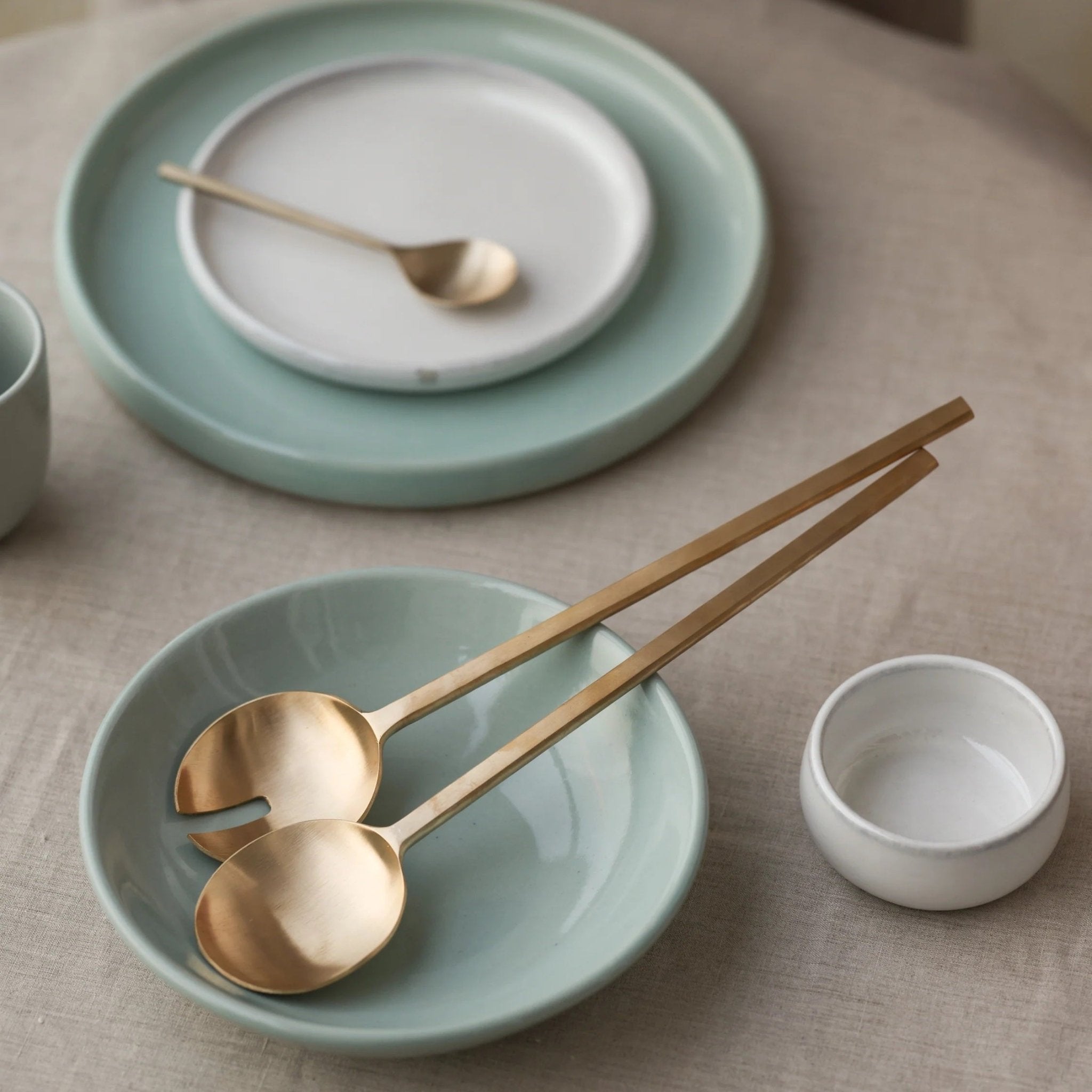 Loop Salad Servers - dwellandremainFleck