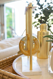 Luxe Gold & Marble Hanging Bar Tool Set  by be HOME.