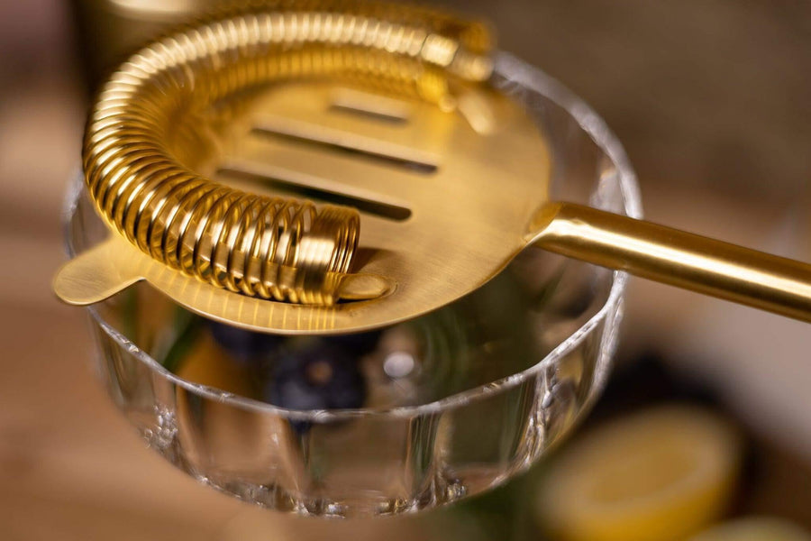 Luxe Gold & Marble Hanging Bar Tool Set  by be HOME.