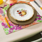 Macaw Burlap Tablecloth - Shop_nameATELIER SAUCIER