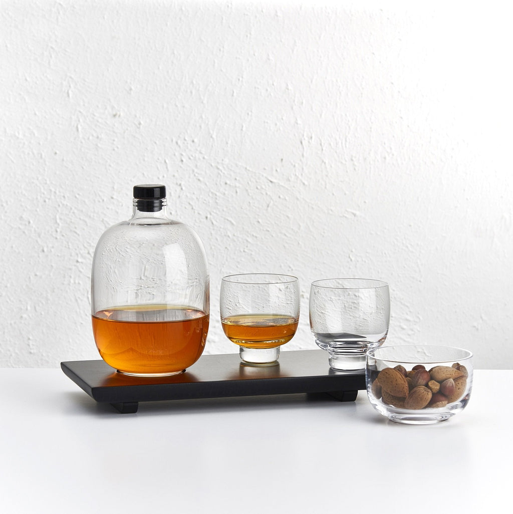 Malt Gift set with wooden tray.