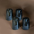 Mario Tall Smoke Luster Glass (Set of 4) by MESO.