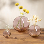 Mars Vase Large Steel Apricot.