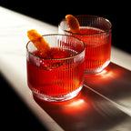 Meridian Crystal Lowball Tumblers Set of 2.