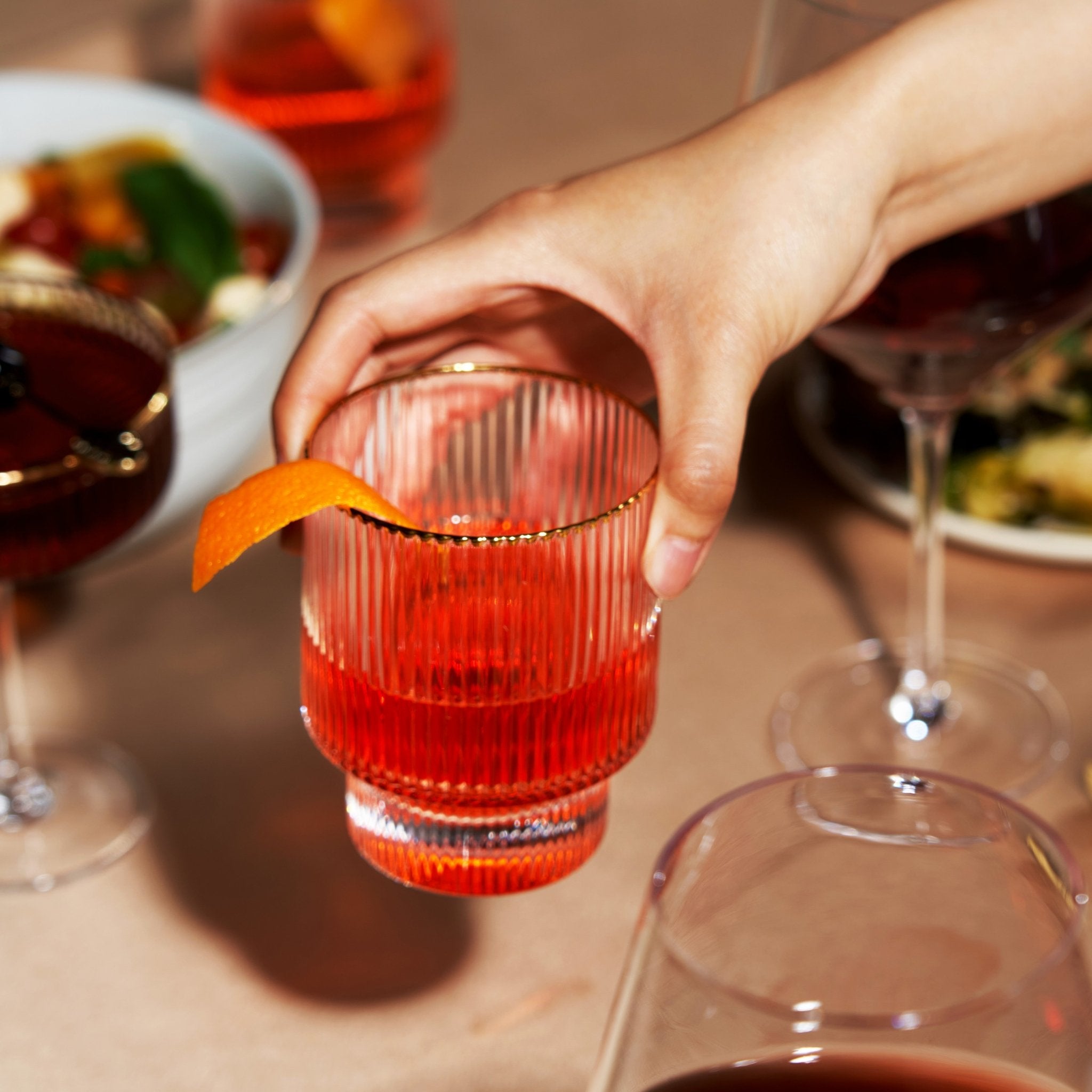 Meridian Crystal Tumblers Set of 2.