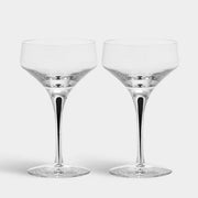Metropol Coupe Glasses  - Set of 2.