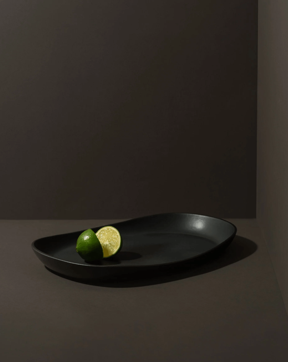 Mini Long Stoneware Serving Platter - Medium.