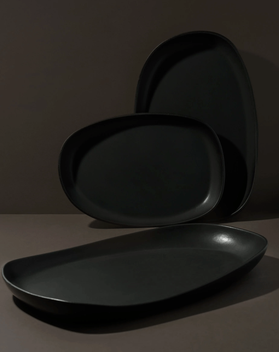 Mini Long Stoneware Serving Platter - Small.