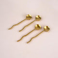 Nadia Spoon Brass (Set of 4) by MESO.