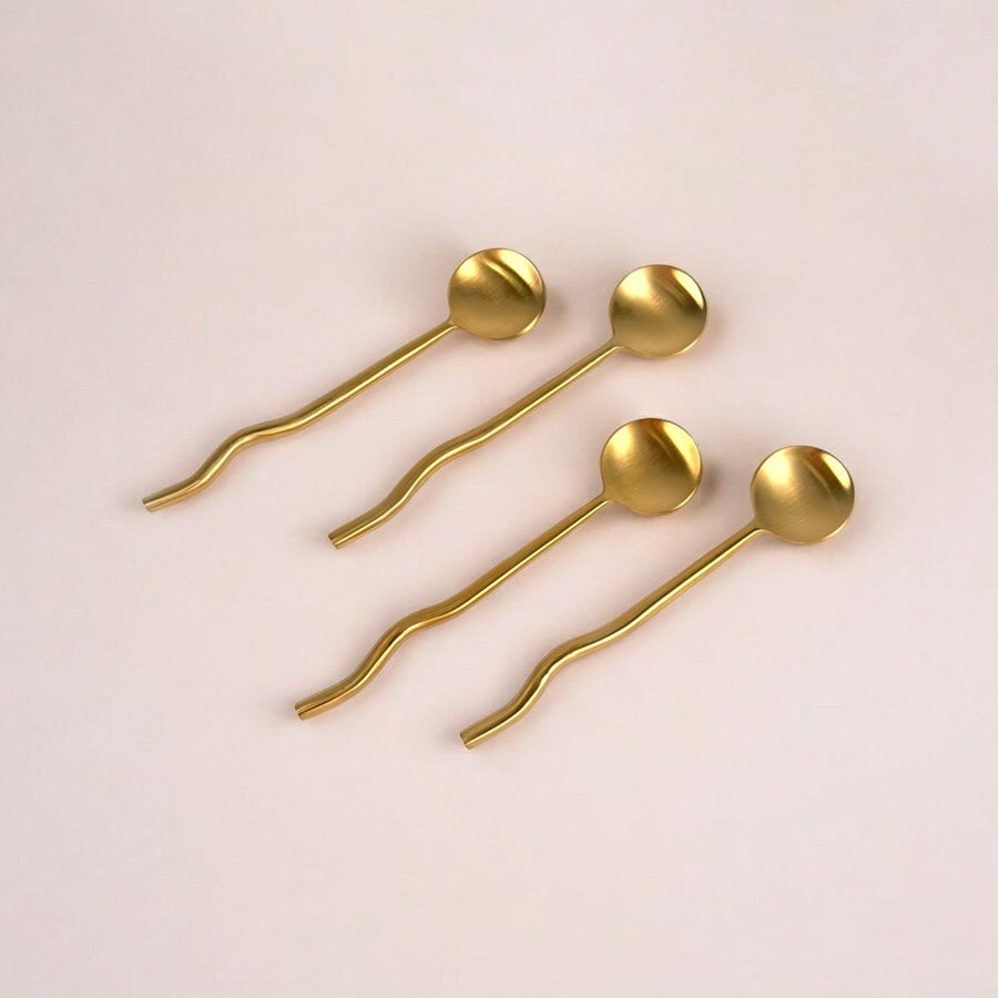 Nadia Spoon Brass (Set of 4) by MESO.