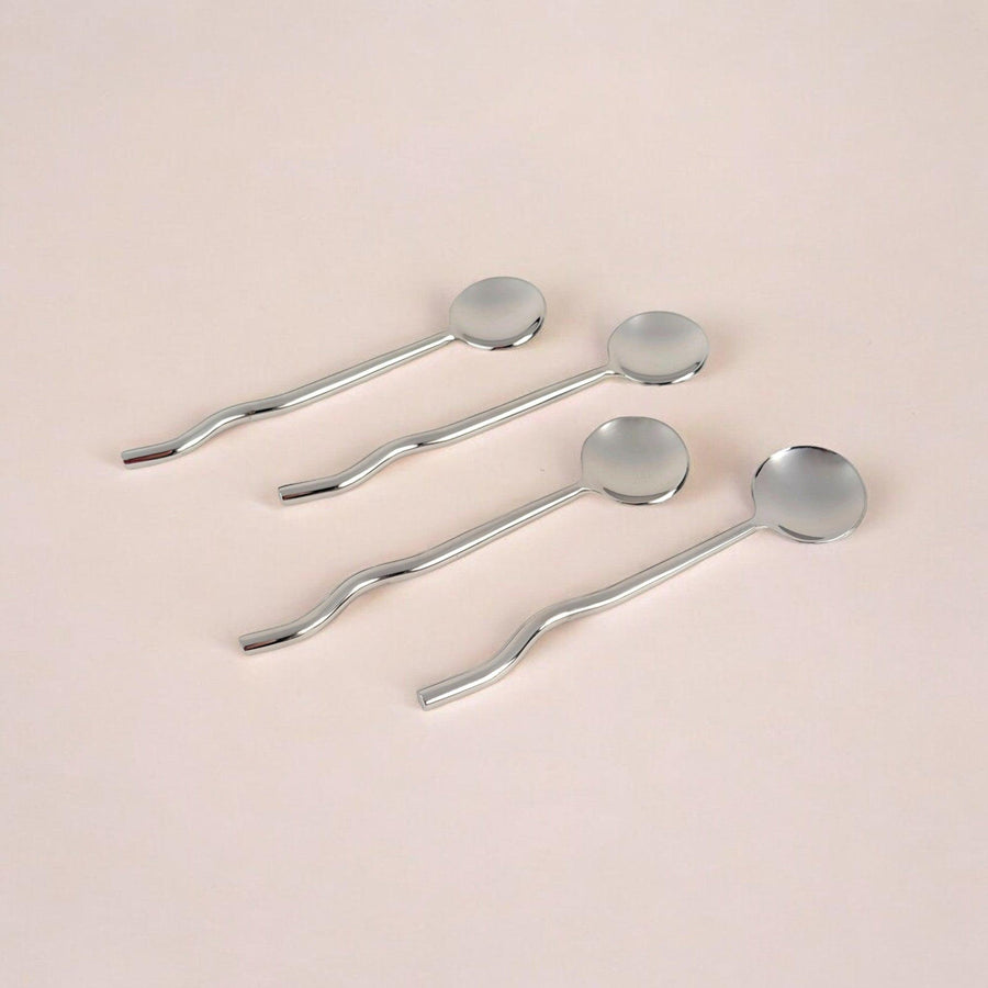 Nadia Spoon Steel (Set of 4) by MESO.