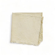 Natural Ivory Napkins (Set of 4) by CECILIADENADIE studio.