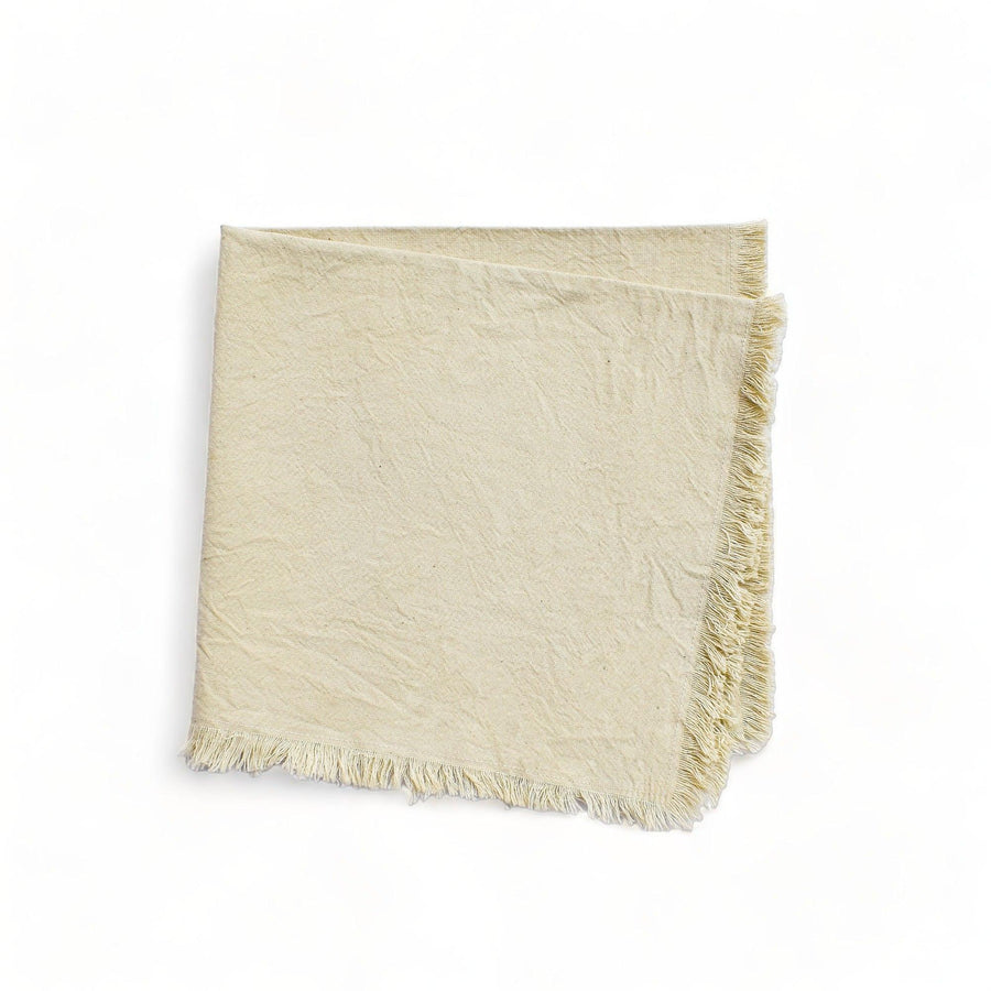 Natural Ivory Napkins (Set of 4) by CECILIADENADIE studio.