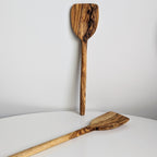Olive Wood Pancake Spatula - dwellandremainPowered by People