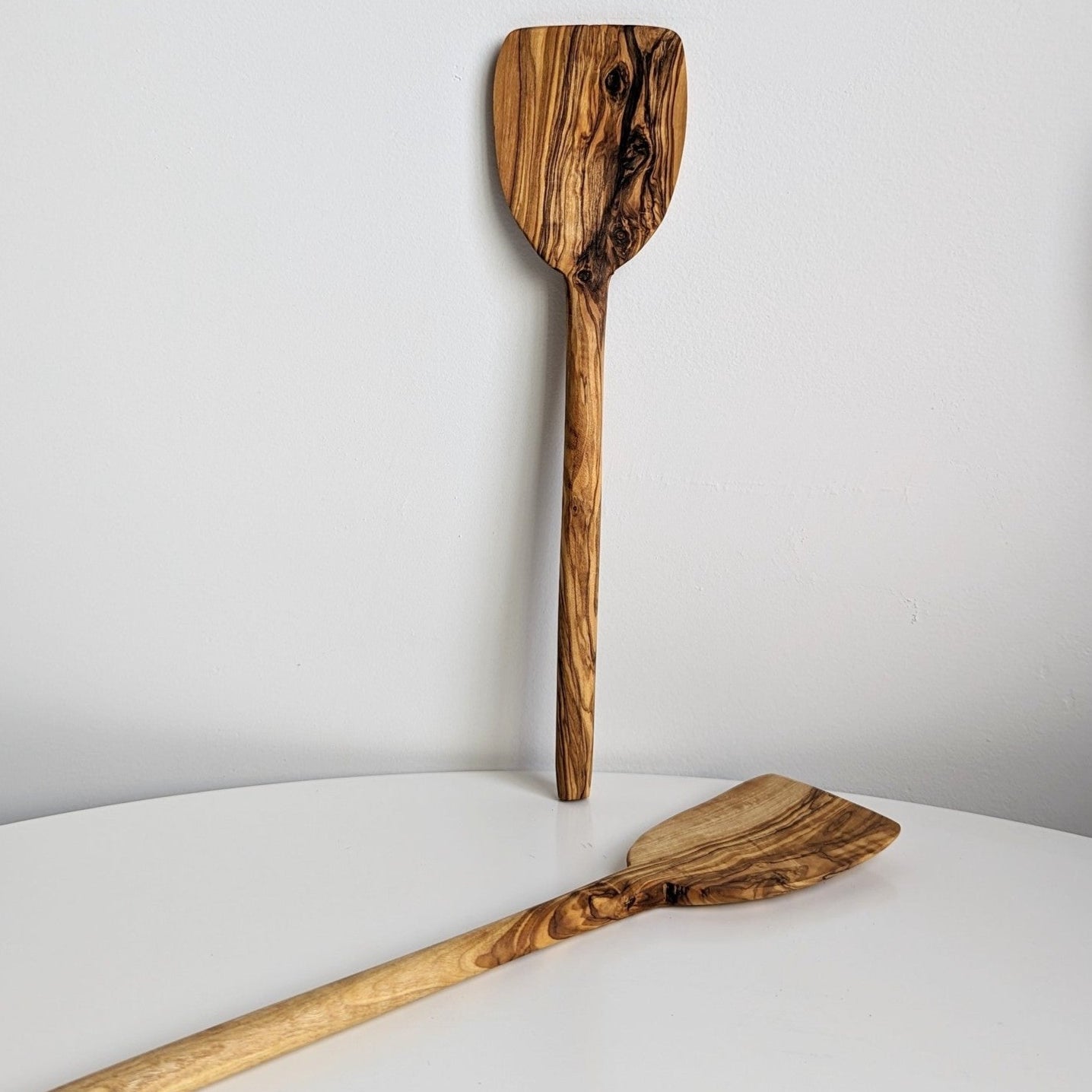 Olive Wood Pancake Spatula - dwellandremainPowered by People