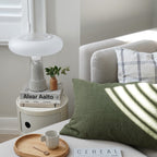 Orion Lamp with Glass Top.