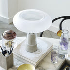 Orion Lamp with Glass Top.