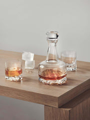 Orrefors Erik 3 - Piece Decanter Set: Modern Scandinavian Elegance for Whiskey Lovers at Resonant OrreforsSTEMWAREA Resonant ChristmasGIFTS