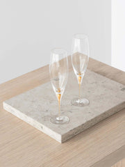 Orrefors Intermezzo Gold Champagne Flutes (7oz): Celebrate in Style at Resonant OrreforsSTEMWAREChampagne GlassesGLASSWARE