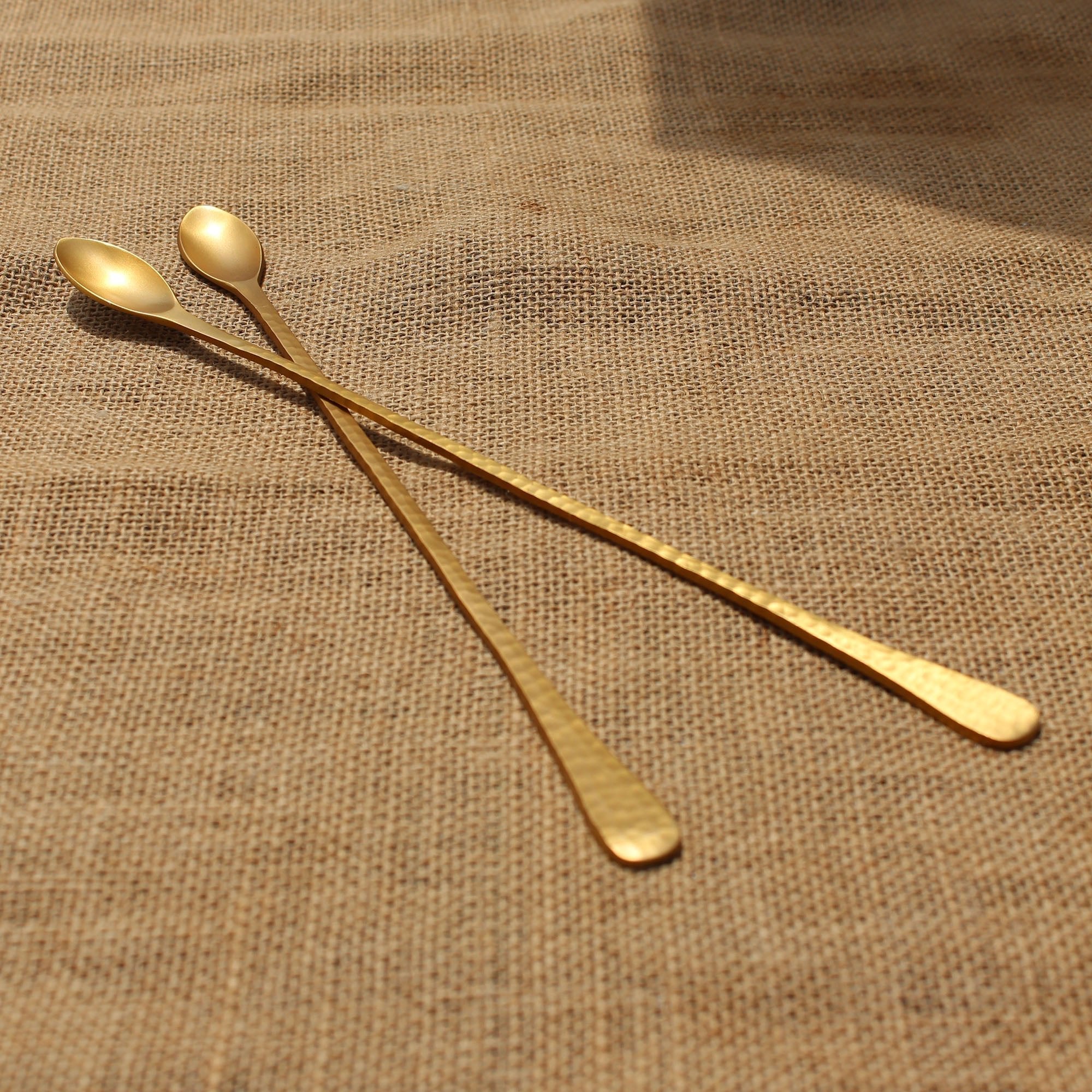 Pebbled Long Spoons - Set of 2.