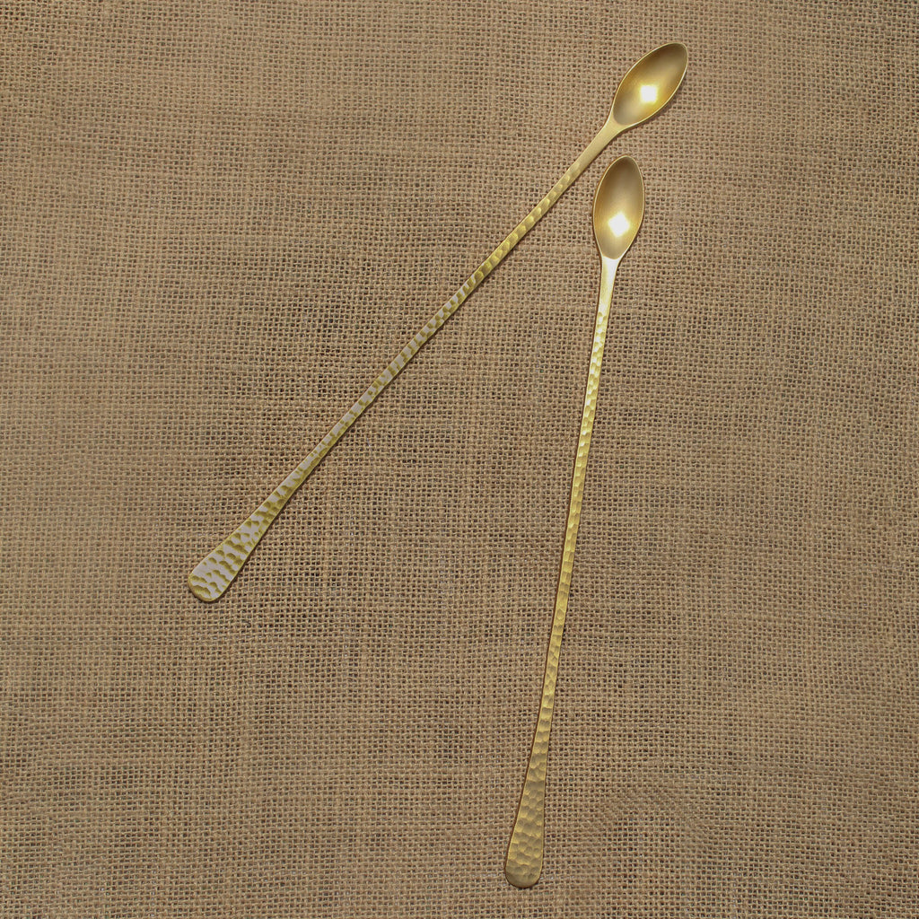 Pebbled Long Spoons - Set of 2.