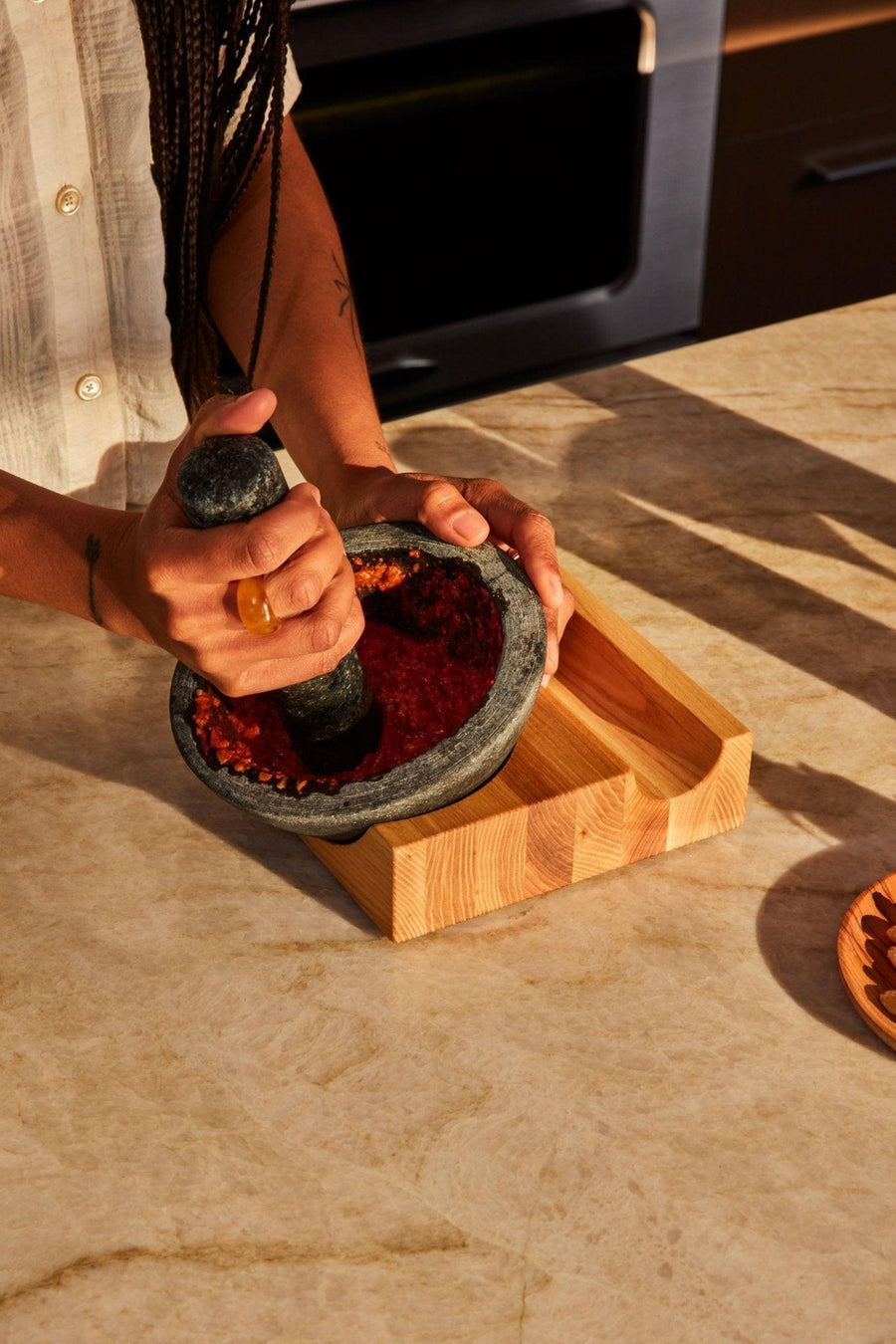 Perch Mortar and Pestle.