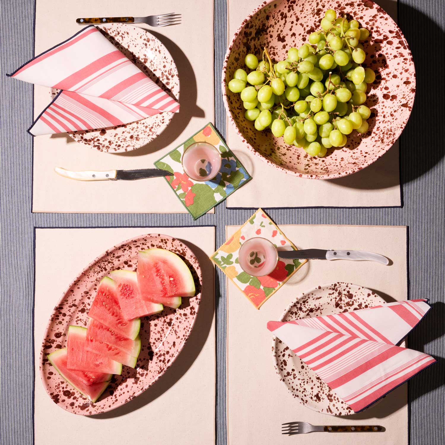 Playita Stripe Tablecloth - Shop_nameATELIER SAUCIER
