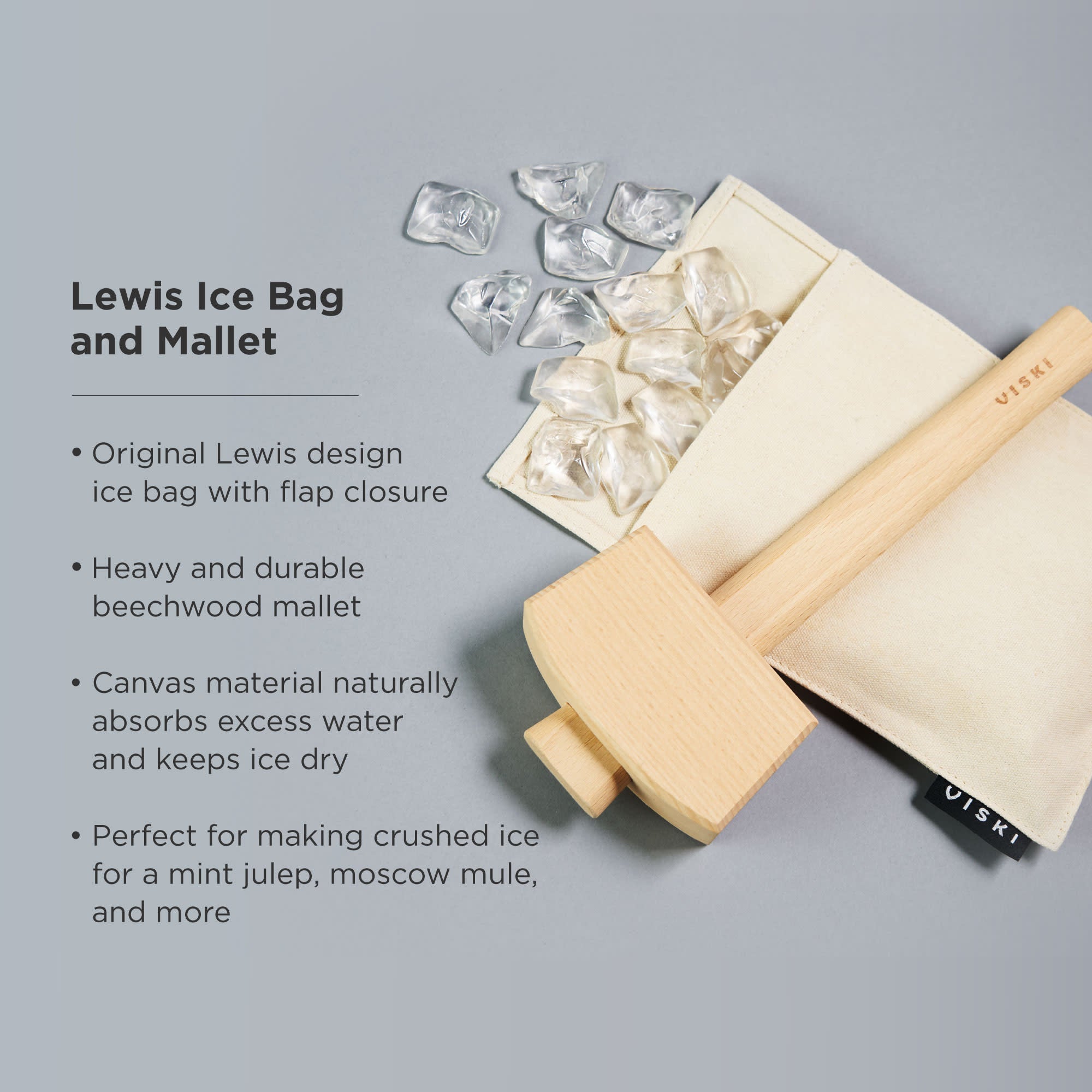 Professional Lewis Ice Bag and Mallet - Shop_nameViski