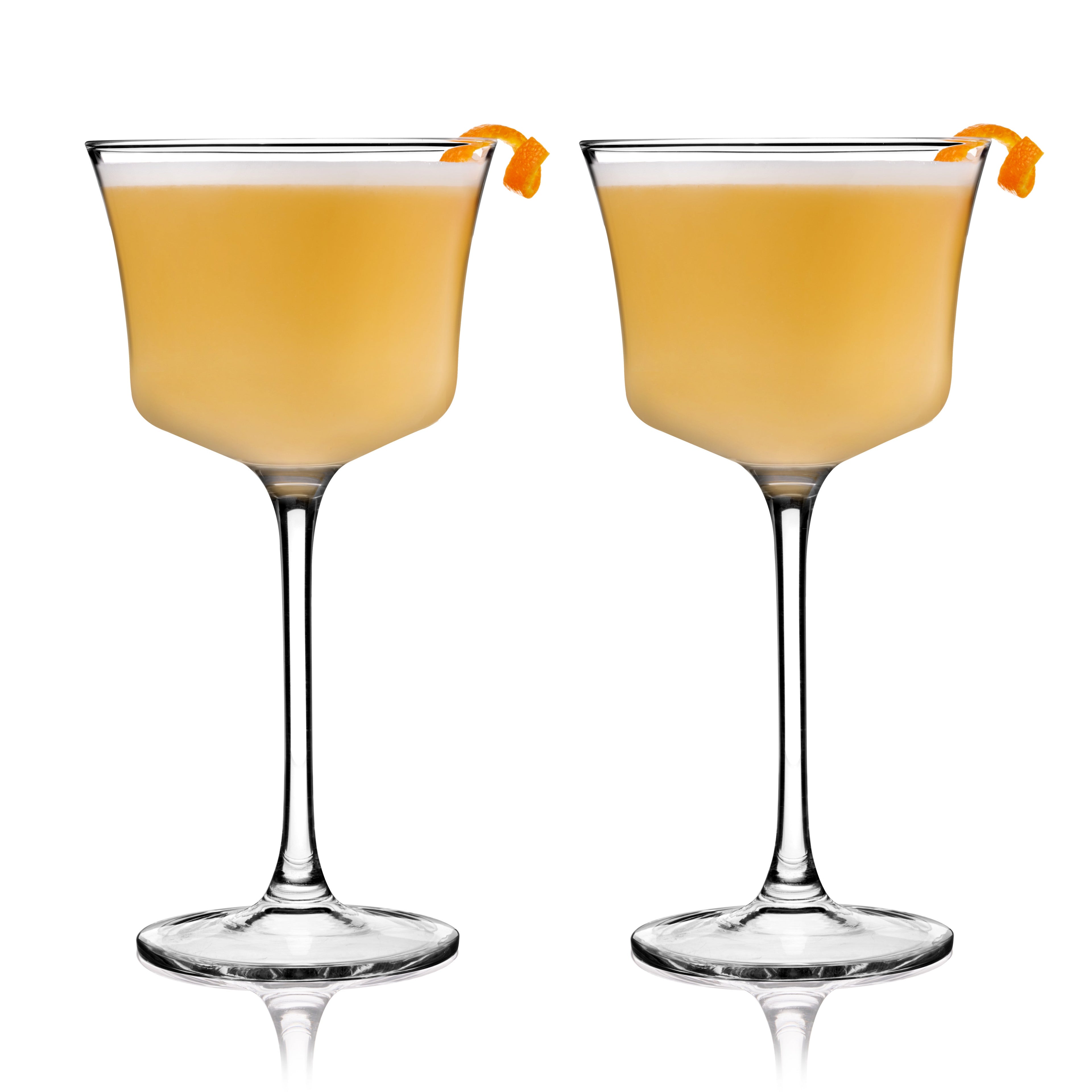Raye Angled Crystal Sour Glasses Set of 2.