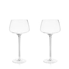 Raye Angled Crystal Amaro Spritz Glasses Set of 2.