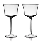 Raye Angled Crystal Sour Glasses Set of 2.