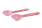 Resin Salad Server- Pink (Set of 2), 12.40 x 3.93 Inches.