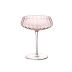 Round Up Dusty Rose Set of 2 Coupe glasses.