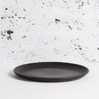 S/4 Tunisian Dinner Plate - Matte Black.