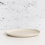 S/4 Tunisian Dinner Plate - Matte White.