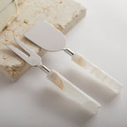 Santo Alabaster Cheese Tools - Set of 2.