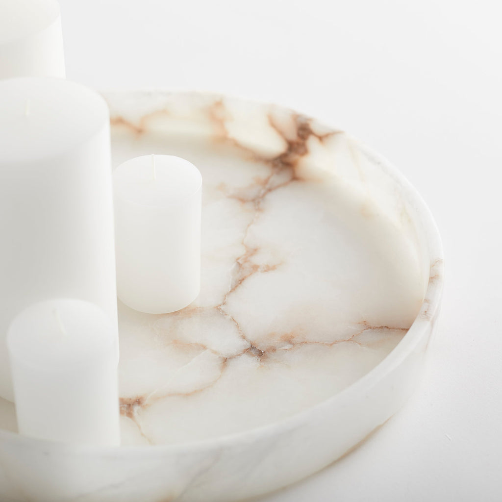 Santo Alabaster Large Tray.