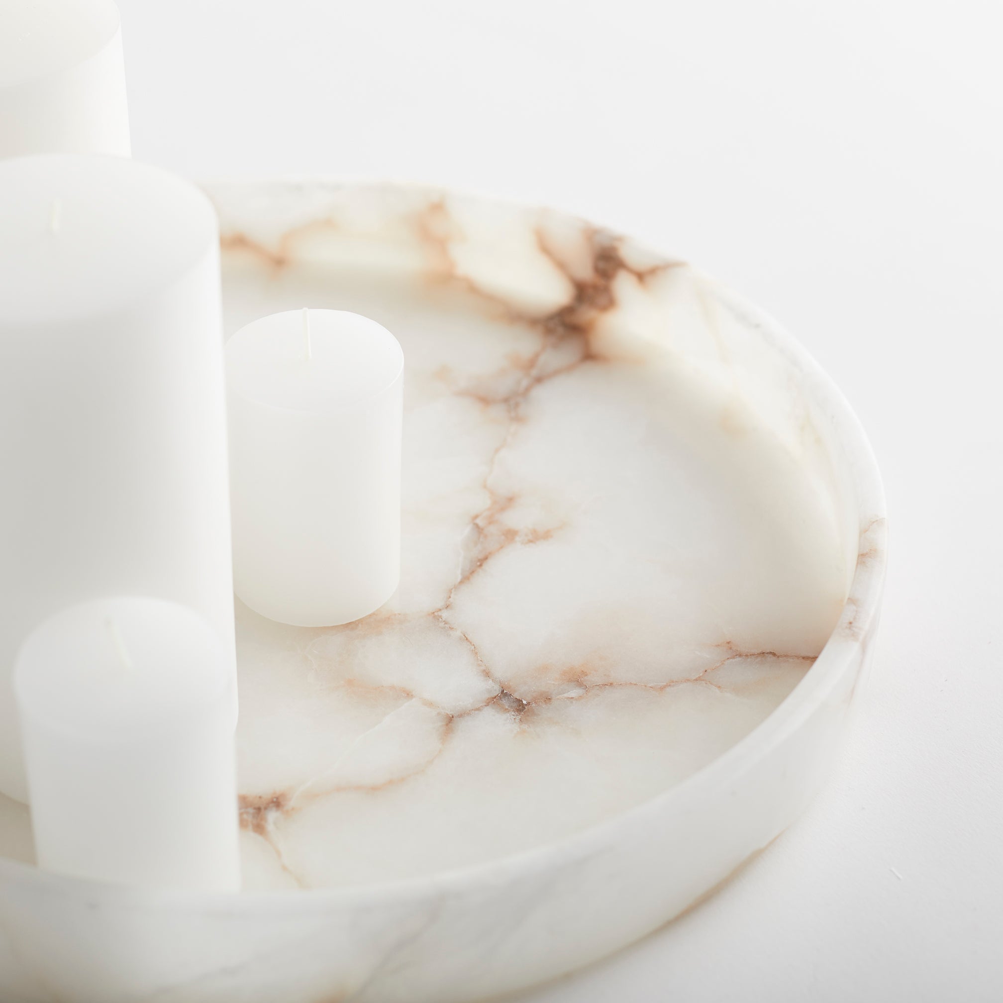 Santo Alabaster Large Tray.