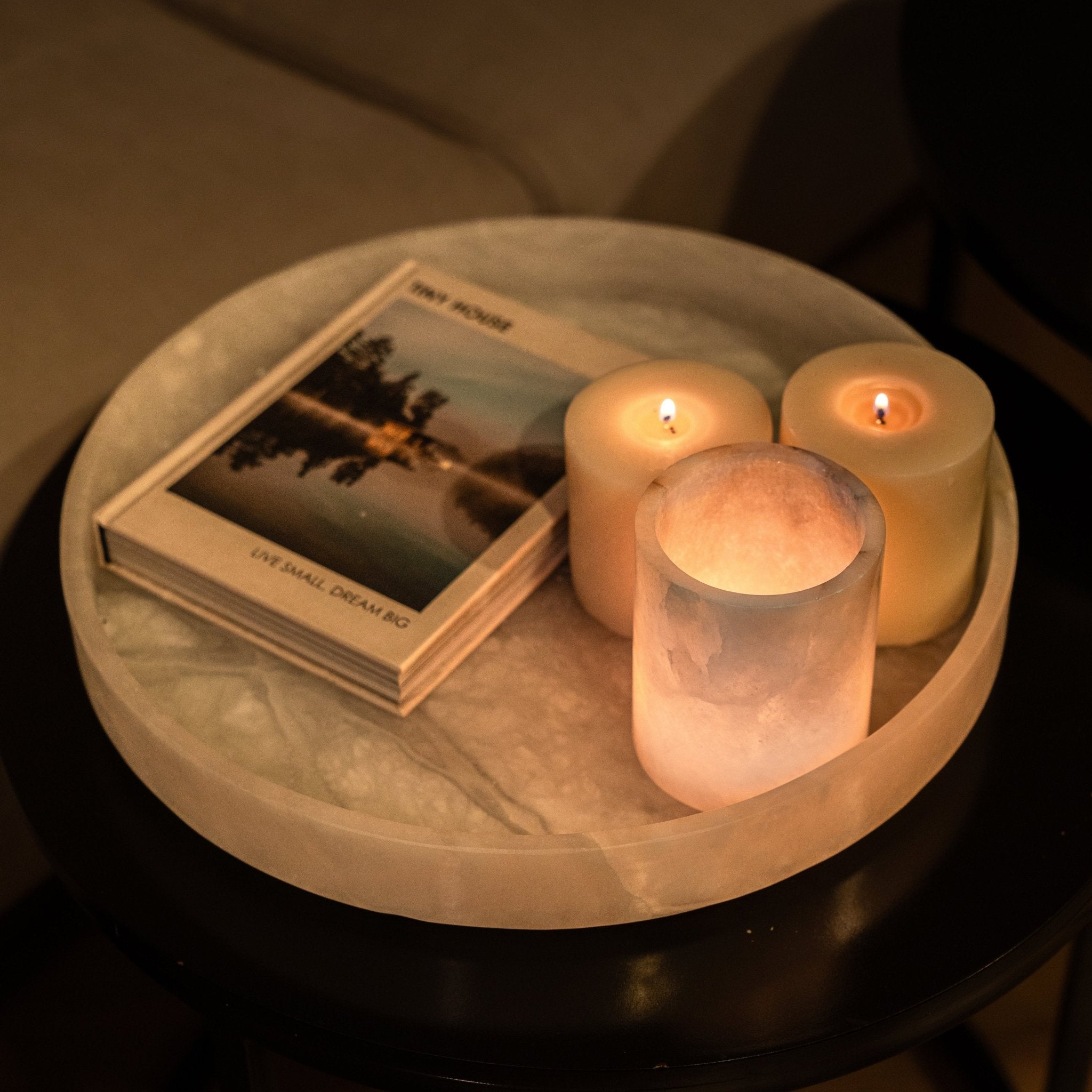 Santo Alabaster Large Tray.