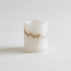 Santo Alabaster Short Votive.