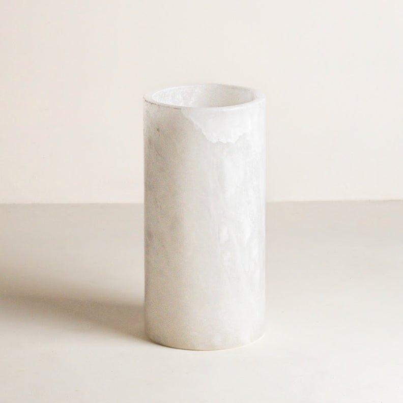 Santo Alabaster Tall Vase.