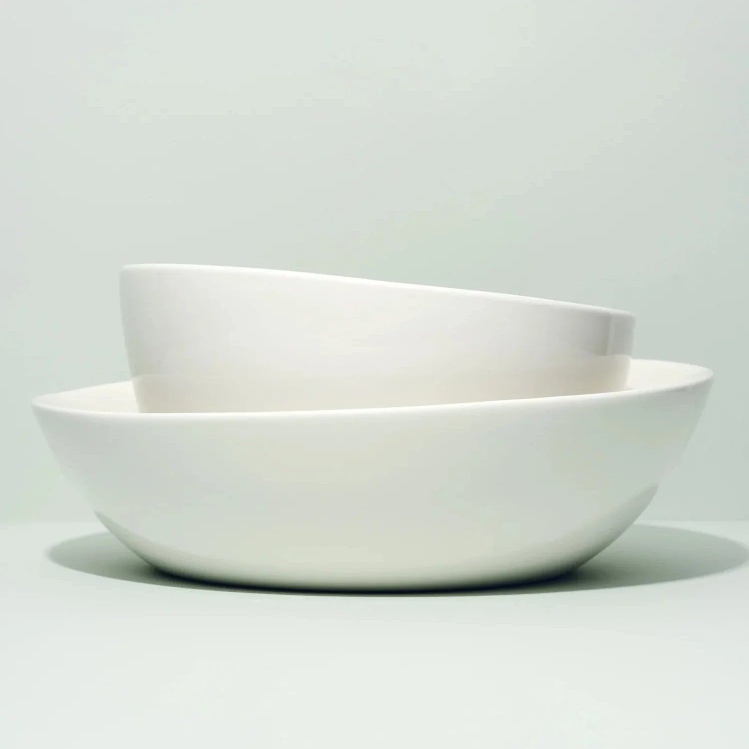 Slanted Serving Bowl - White - Shop_nameFors Studio